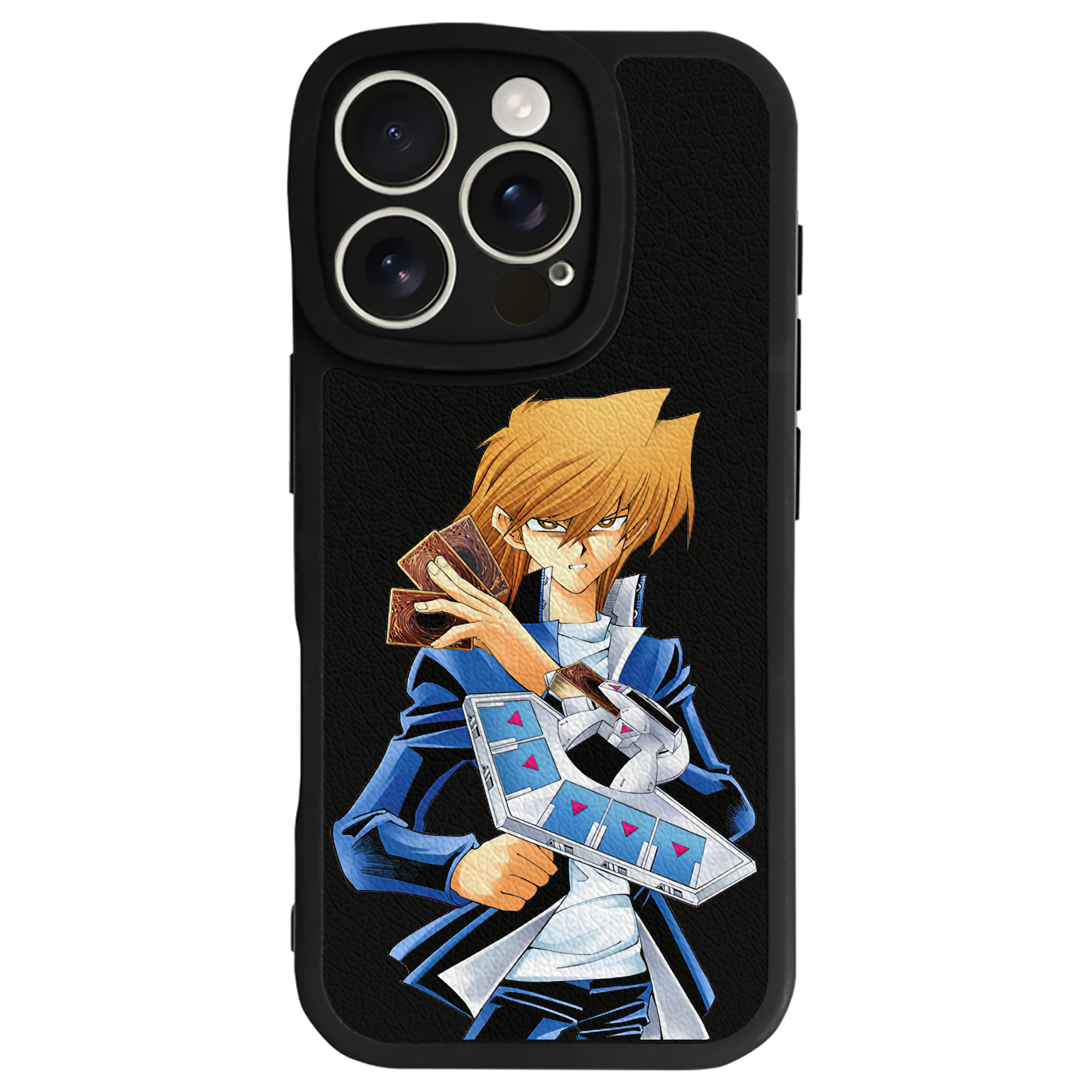 遊☆戯☆王 Yu-Gi-Oh! 【iPhone 16シリーズ対応】シリコンスマホケース（レザー調） 材質：シリコン